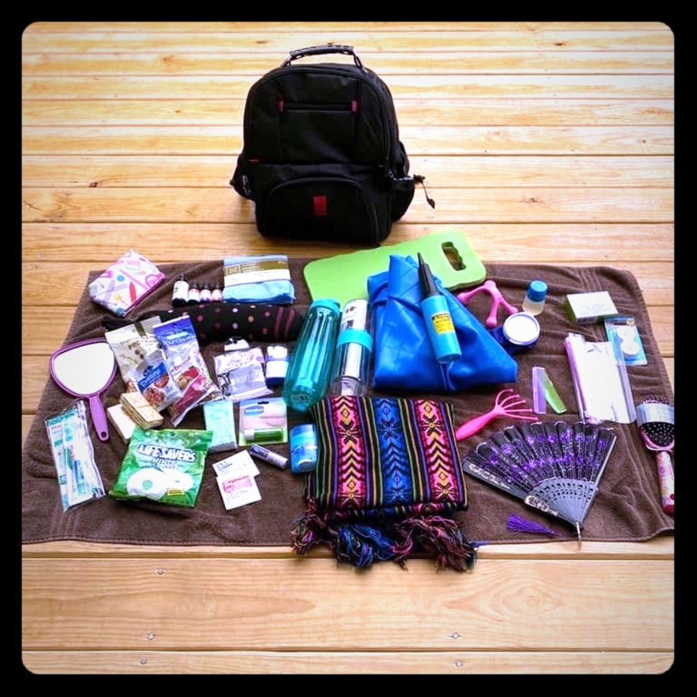Fully stocked Doula bag